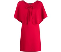 Kurzes Kleid mit abnehmbarem Cape