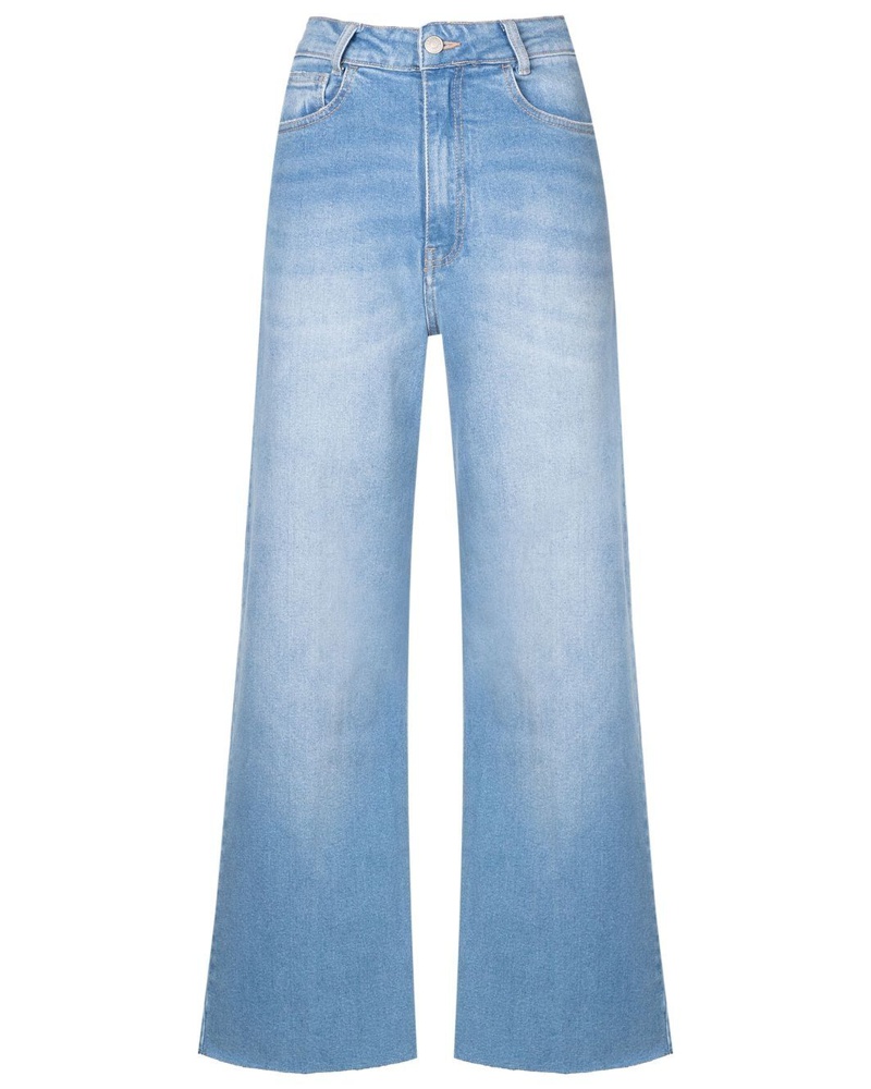 Osklen Damen Weite High-Waist-Jeans
