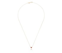 14kt Gelbgoldhalskette mit Herz