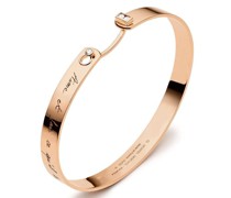 18kt Rotgoldarmreif mit Diamanten
