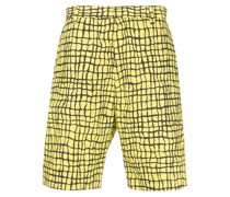 Knielange Shorts mit Print