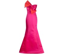 Asymmetrisches Abendkleid aus Satin