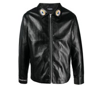 Hemdjacke mit Augen-Stickerei