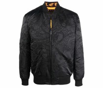 Bomberjacke mit Tattoo-Stickerei