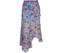 Rock mit Blumen-Print