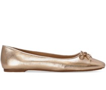 Ballerinas im Metallic-Look