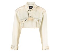 Ausgeblichene Jeansjacke