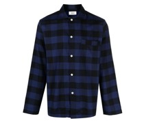 Kariertes Pyjama-Oberteil