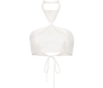 Blub Cropped-Top mit Neckholder