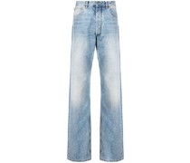 Ausgeblichene Straight-Leg-Jeans