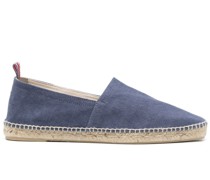 Flache Espadrilles mit Lasche