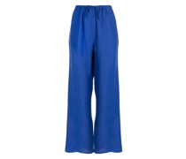 Leinenhose mit hohem Bund