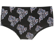 Badehose mit grafischem Print
