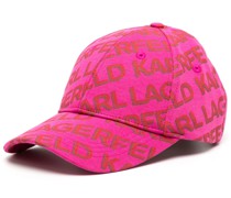 Baseballkappe mit Logo-Print