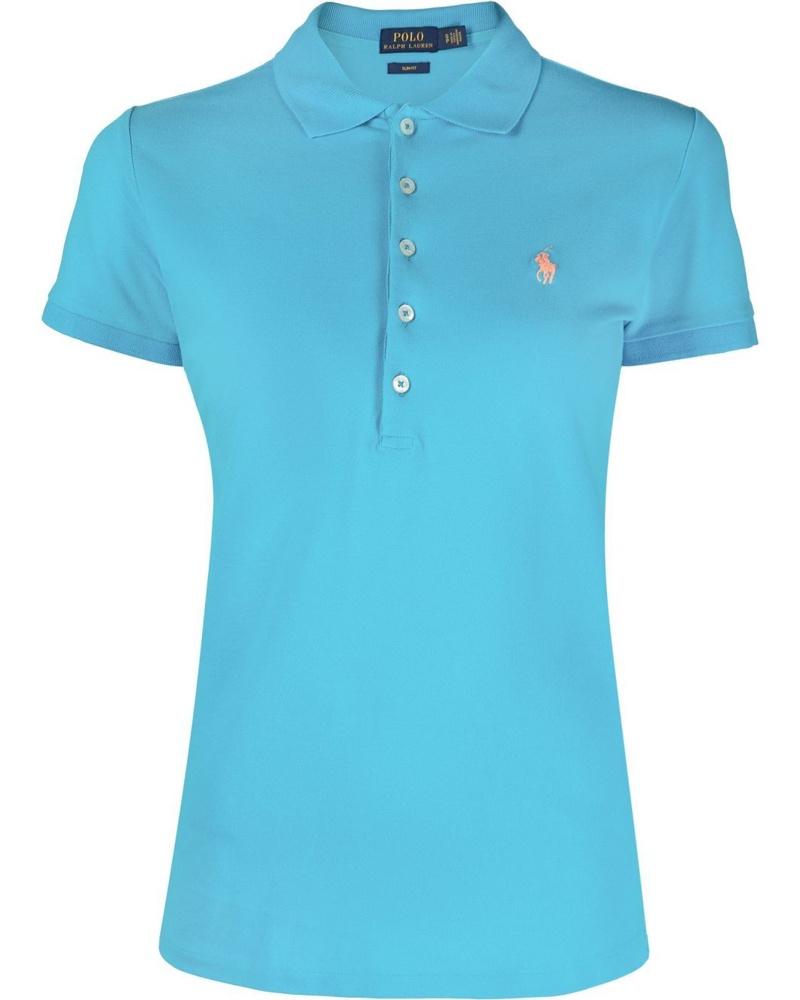 Ralph Lauren Damen Poloshirt mit Logo-Stickerei