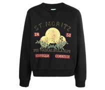 Pullover mit "St. Moritz"-Stickerei