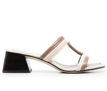 Sandalen mit Logo-Applikation