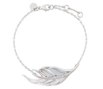 'White Feather' Armband mit Diamanten