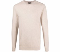Kaschmirpullover mit rundem Ausschnitt