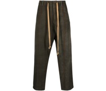Gestreifte Hose mit lockerem Schnitt