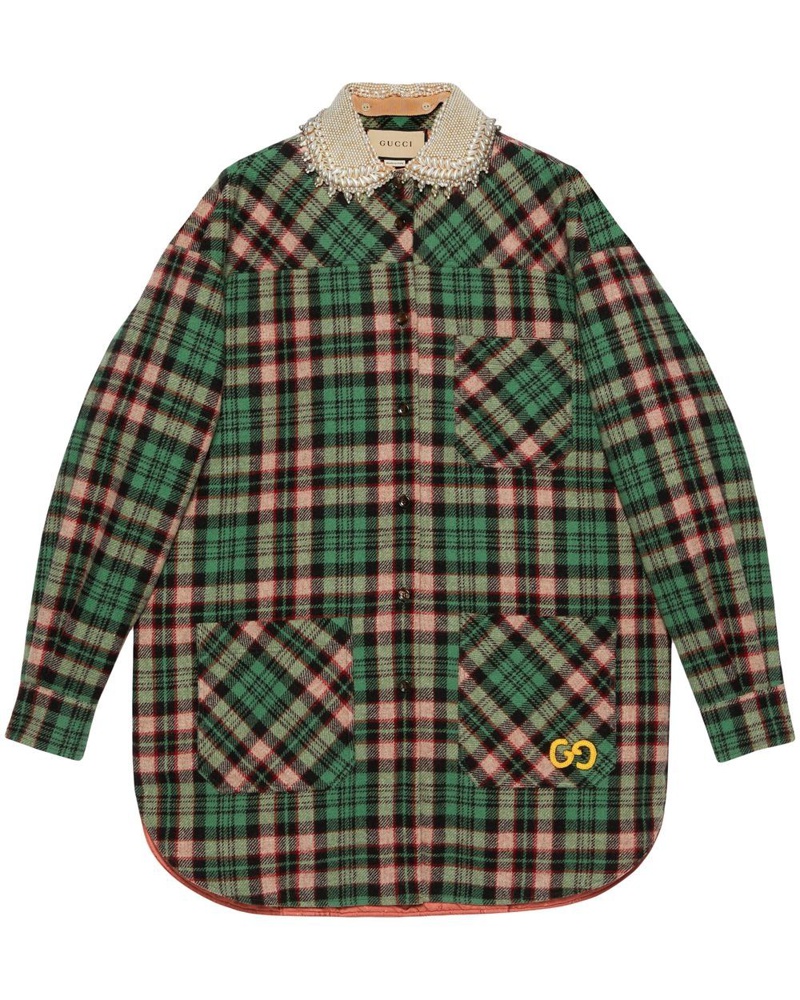 Gucci Damen Hemd mit Schottenkaro