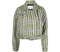 Texturierte Tweed-Jacke