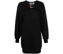 Sweatshirtkleid mit Logo-Schnalle