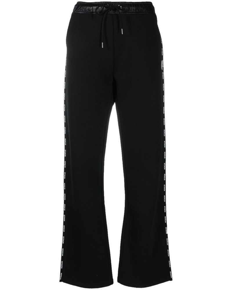Moncler Damen Hose mit Logo-Patch