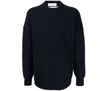 Kaschmirpullover mit rundem Ausschnitt