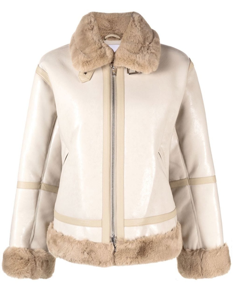 STAND Damen Mantel mit Shearling
