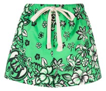 Shorts mit Blumen-Print