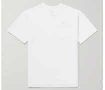 Sportswear Club T-Shirt aus Baumwoll-Jersey mit Logostickerei