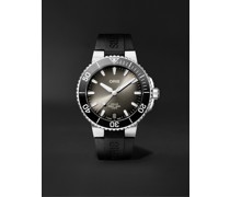Aquis Date Automatic 41.5mm Stainless Steel and Rubber Watch, Ref. No. 01 400 7769 4154-07 4 22 74FC
