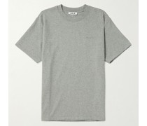 Mobilité T-Shirt aus Baumwoll-Jersey mit Logostickerei