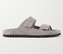 Agora Sandalen aus Veloursleder