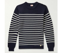 Molène Logo-Appliquéd Striped Wool Sweater