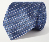 Krawatte aus Seiden-Jacquard, 8 cm