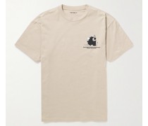 Pest Control T-Shirt aus Baumwoll-Jersey mit Logoprint