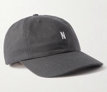 Baseballkappe aus Baumwoll-Twill mit Logostickerei
