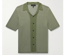 Harvey Hemd aus Baumwoll-Jacquard-Strick mit Reverskragen
