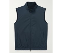 Slim-Fit Storm System Reversible Nylon and Wool Gilet