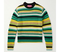 Marina gestreifter Pullover aus Kaschmir