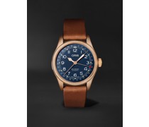 Big Crown Pointer Date Automatic 40 mm Uhr aus Bronze mit Lederarmband, Ref.-Nr. 01 754 7741 3165-07 5 20 58BR