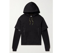 Mehrlagiger Hoodie aus Baumwoll-Jersey