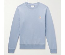 Chillax Fox schmal geschnittenes Sweatshirt aus Baumwoll-Jersey mit Logoapplikation