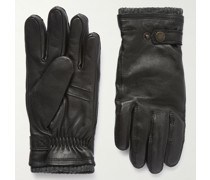 Birger PrimaLoft Handschuhe aus vollnarbigem Leder mit Fleecefutter
