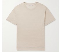Garment-Dyed Slub Linen T-Shirt