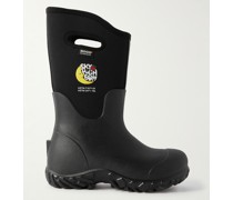 + BOGS Workwear Worker Stiefel aus Scuba und Gummi mit Logoprint