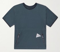 Pertex T-Shirt aus Ripstop mit Logoprint