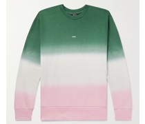 Chris Logo-Print Tie-Dyed Cotton-Jersey Sweatshirt